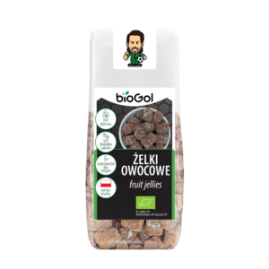 ŻELKI OWOCOWE BEZ ŻELATYNY BEZGLUTENOWE BIO 90 g - BIOGOL