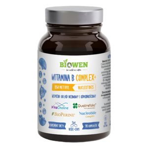 WITAMINA B COMPLEX+ BEZGLUTENOWA 90 KAPSUŁEK - BIOWEN