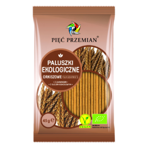 PALUSZKI ORKISZOWE PEŁNOZIARNISTE BIO 45 g - PIĘĆ PRZEMIAN