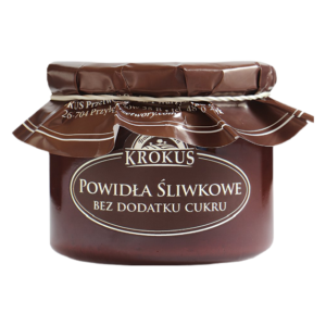 POWIDŁA ŚLIWKOWE BEZ DODATKU CUKRÓW BEZGLUTENOWE 310 g - KROKUS