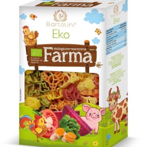 Makaron Eko Farma zwierzątka pięciosmakowe BIO 250g