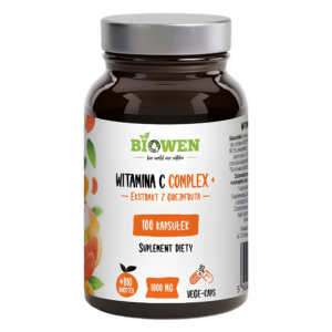 WITAMINA C COMPLEX+ BEZGLUTENOWA 100 KAPSUŁEK - BIOWEN