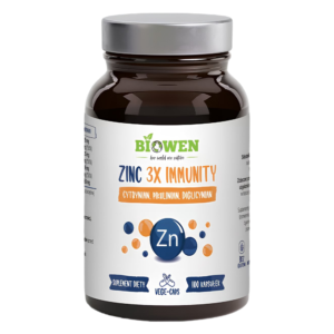 CYNK (15 mg) 3X IMMUNITY BEZGLUTENOWY 100 KAPSUŁEK - BIOWEN
