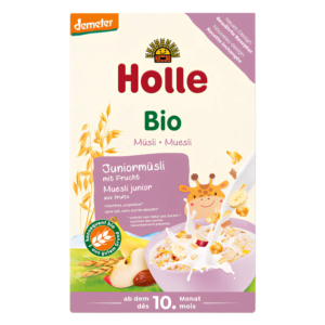 MUSLI JUNIOR Z OWOCAMI OD 10 MIESIĄCA DEMETER BIO 250 g - HOLLE