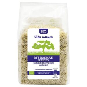 Ekologiczny Ryż Brązowy Basmati BIO 400g Vita Natura