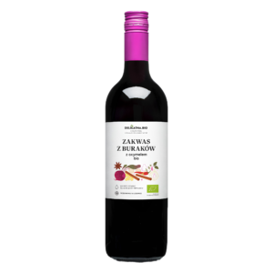 ZAKWAS Z BURAKÓW TRADYCYJNY Z OXYMELEM BIO 750 ml - DELIKATNA