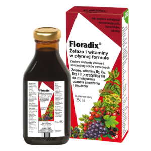 ŻELAZO + WITAMINY W PŁYNIE 250 ml - SALUS (FLORADIX)